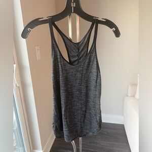 Lululemon Black Razorback tank